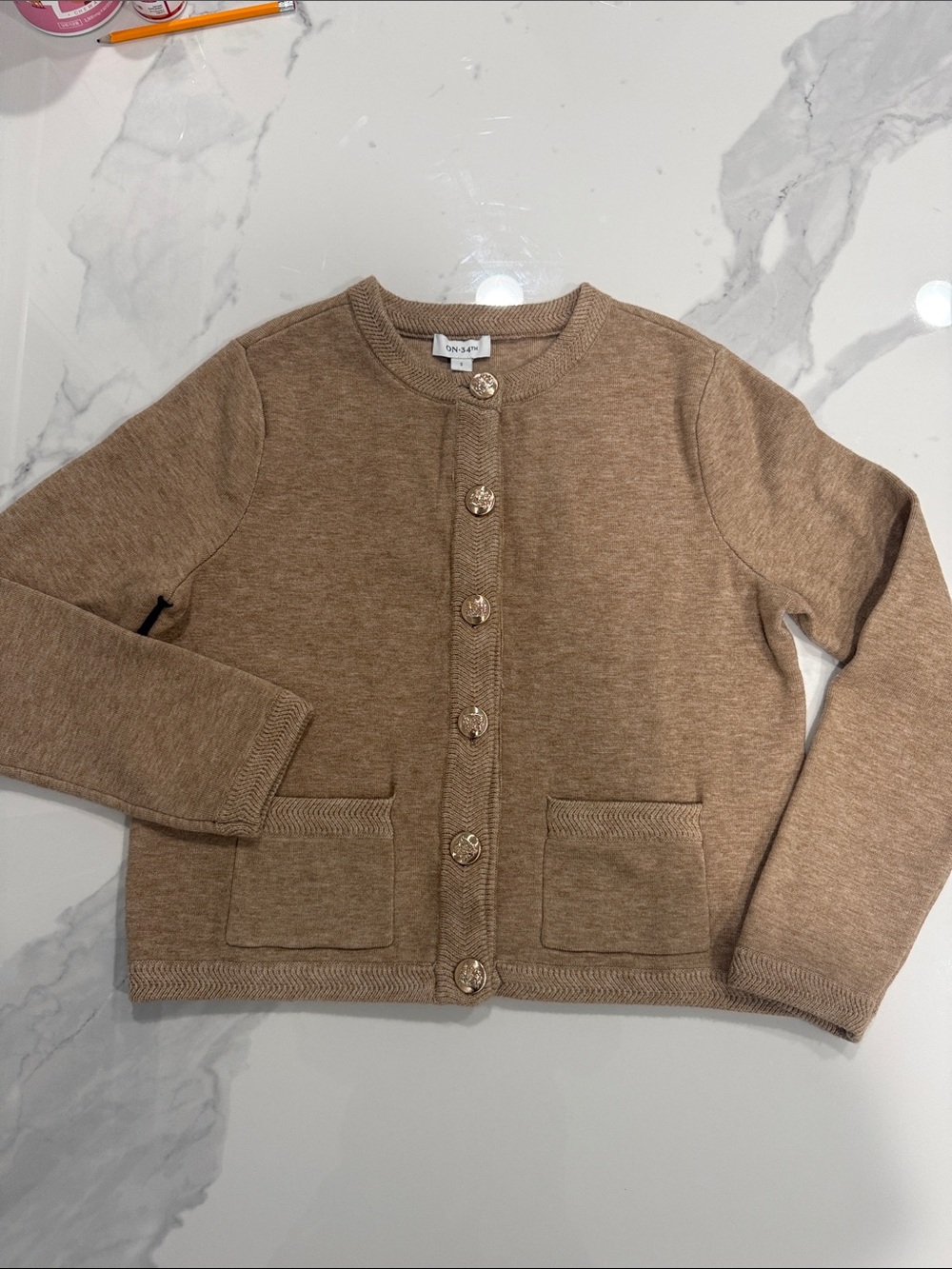 NWT On 34th Neutral Cardigan